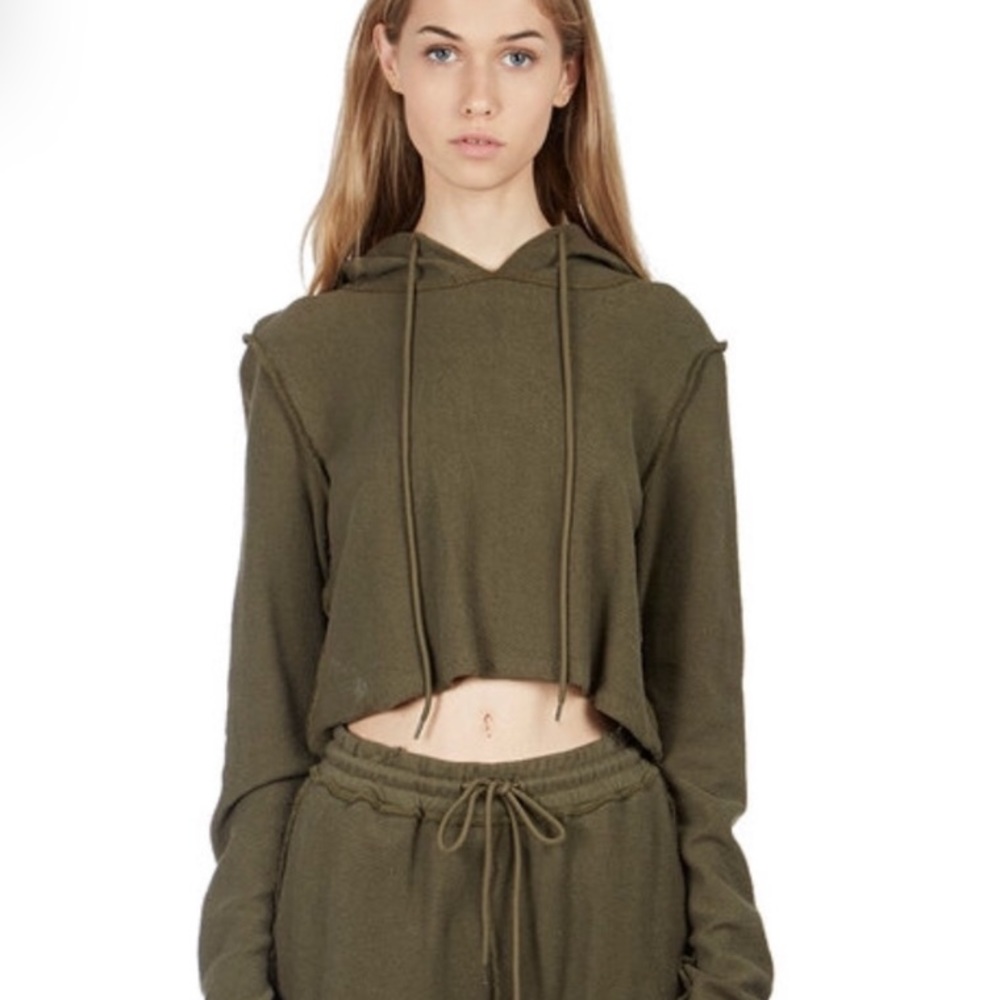Danielle Guizio Cropped Sweatshirt